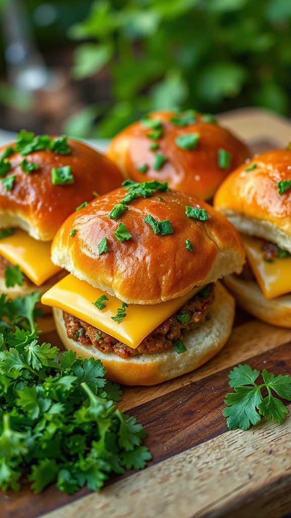 garnish with fresh herbs