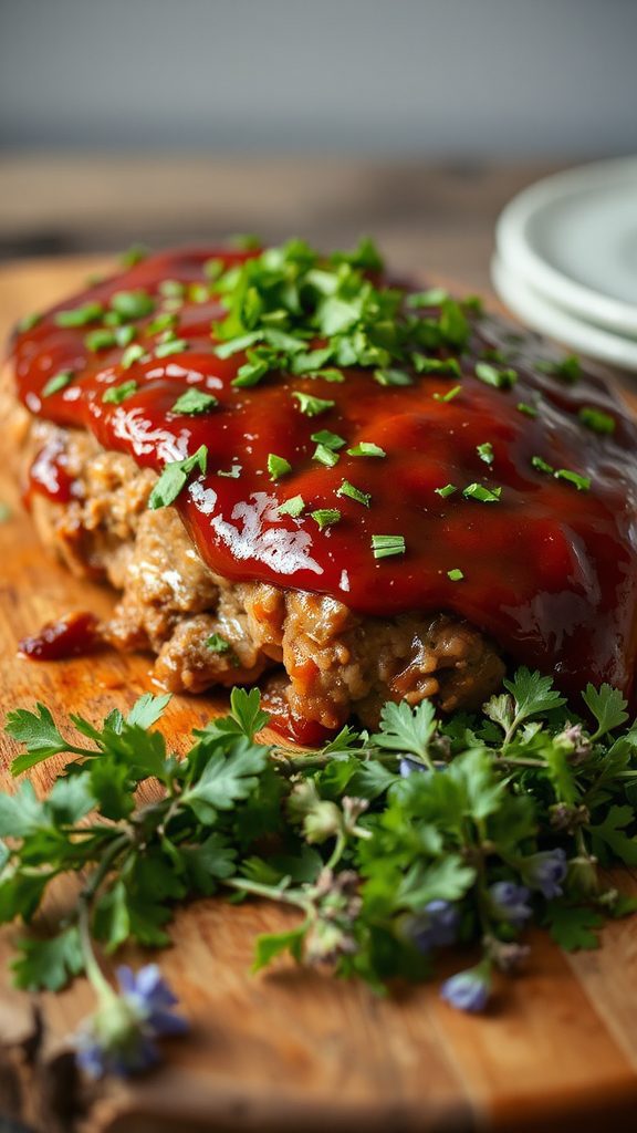 garnish with fresh herbs