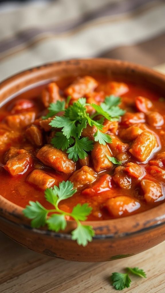 garnish with fresh herbs