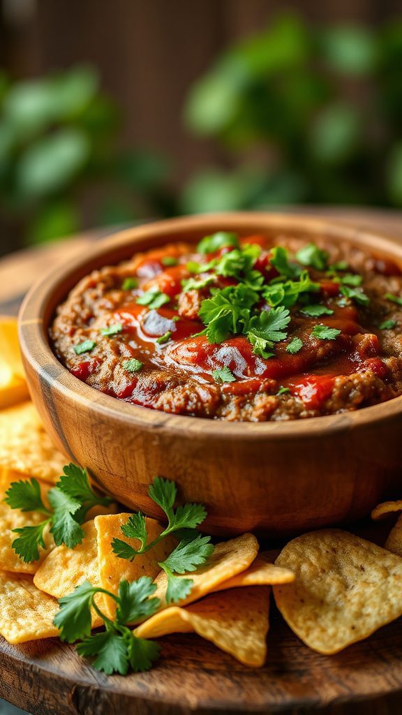 garnish with fresh herbs
