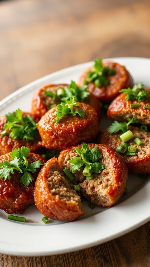 garnish with fresh herbs