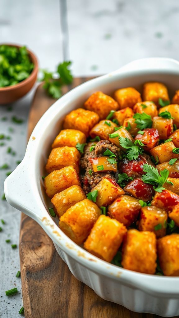 garnish with fresh herbs
