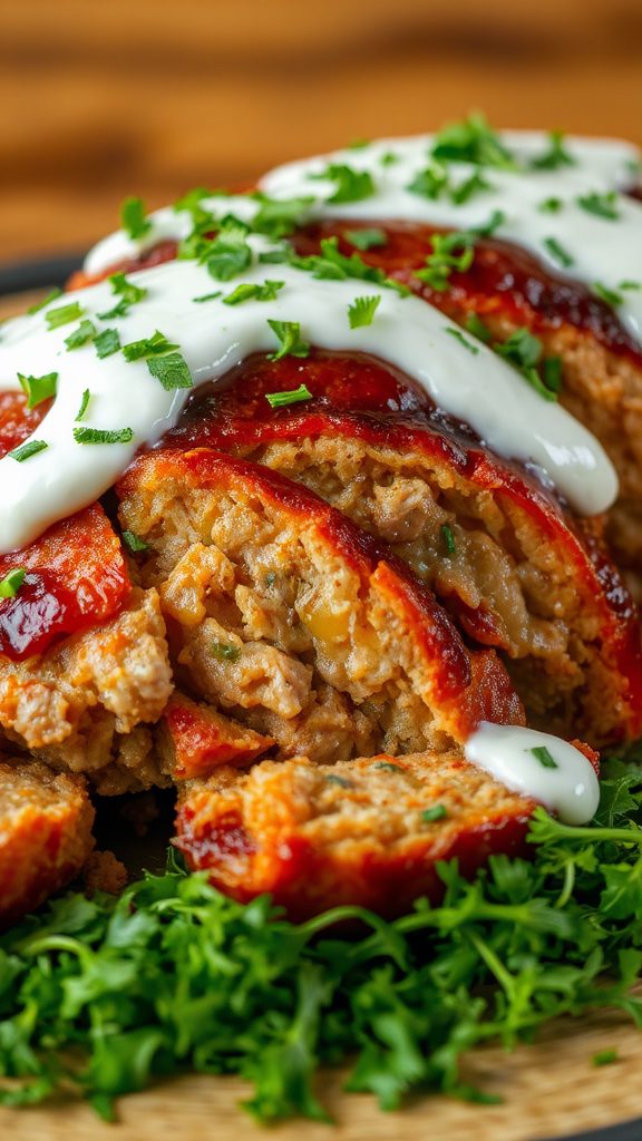 garnish with fresh herbs