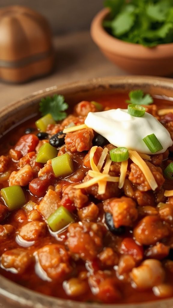 ingredients for turkey chili