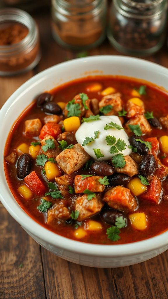 lean turkey bean chili