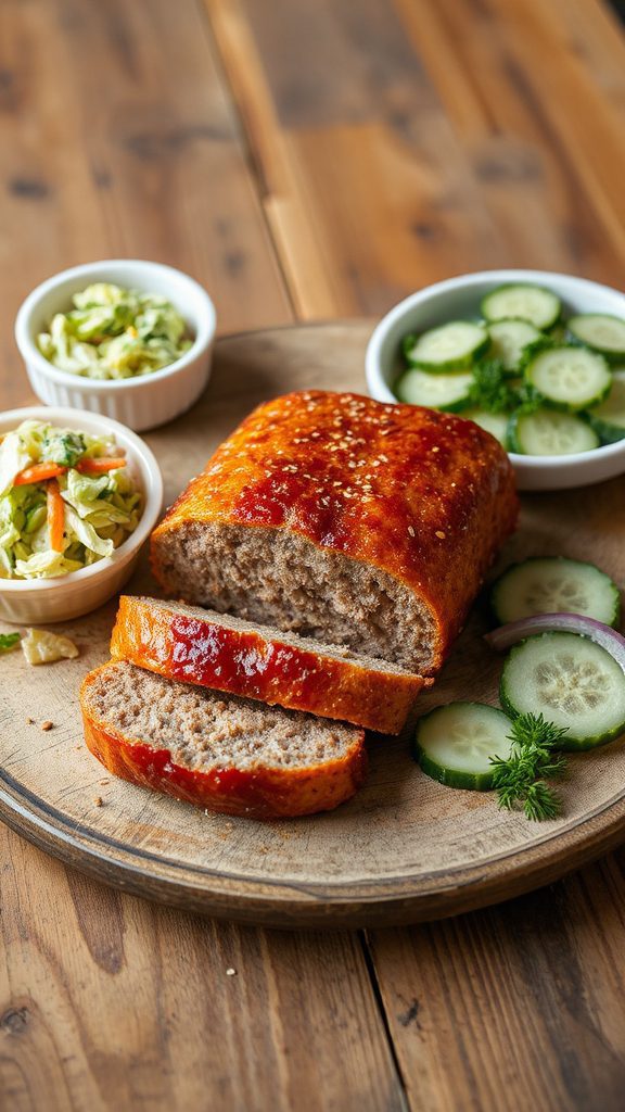 low carb meatloaf side pairings