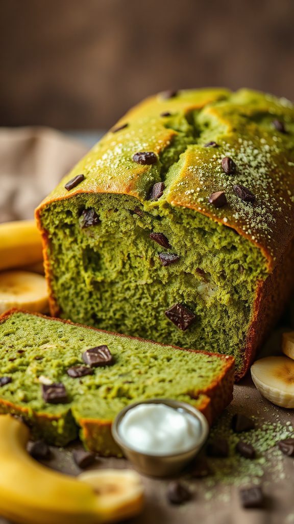 matcha banana bread ingredients