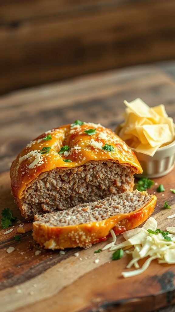 meatball ingredients with cheese