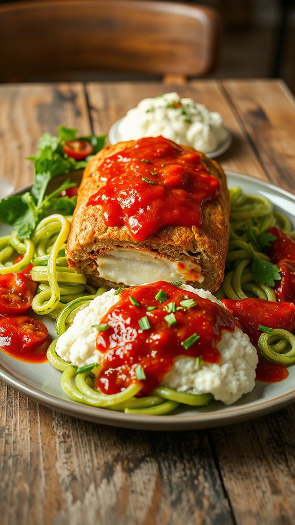 mozzarella keto loaf pairings