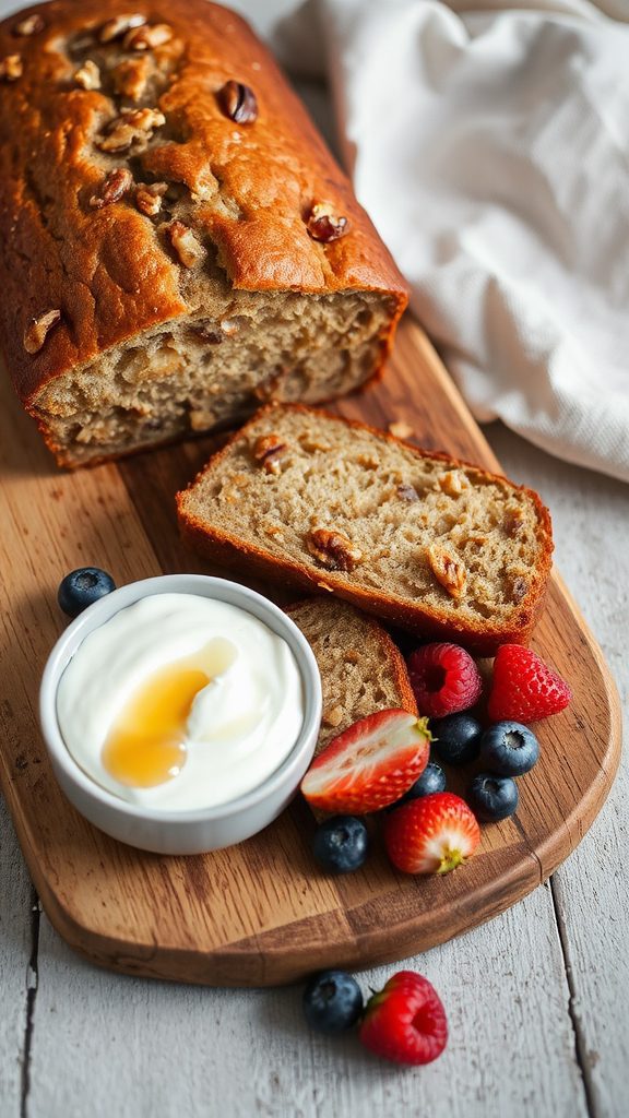pair banana bread creatively
