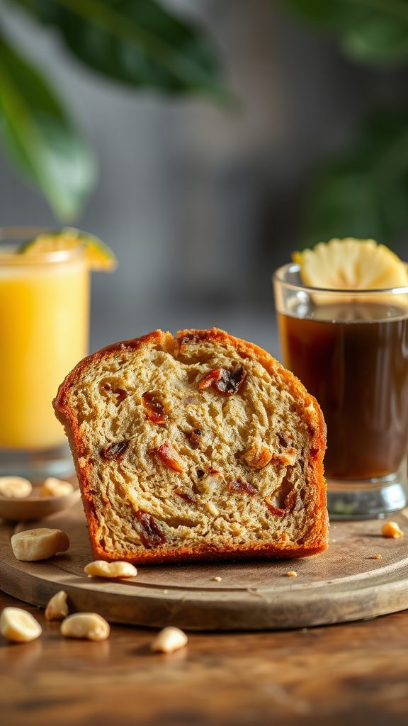 pair drinks with banana bread