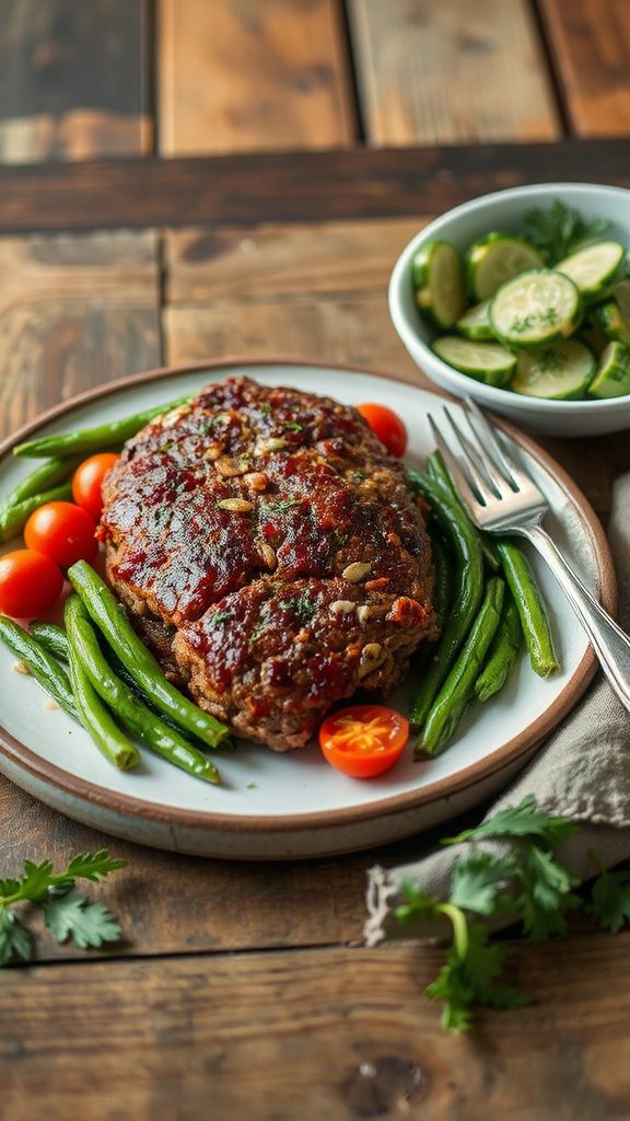 pair keto meatloaf creatively