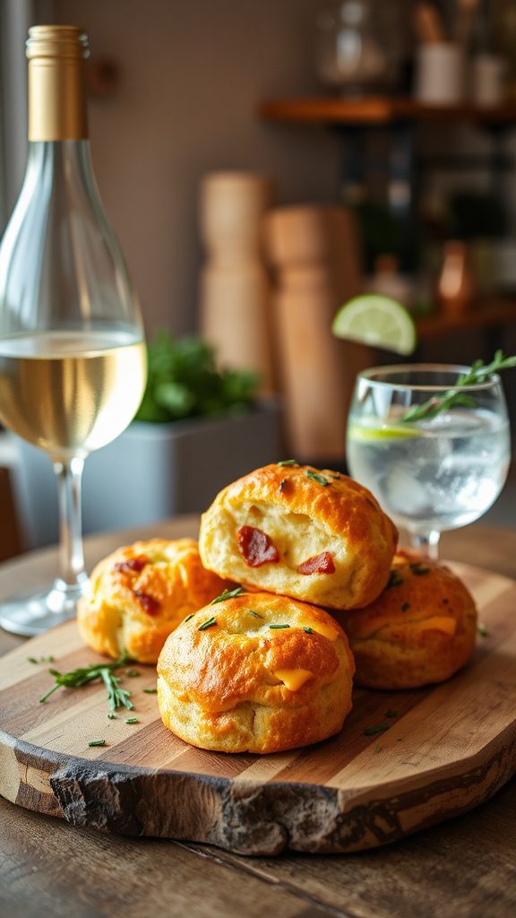 savory wine and cocktail pairings