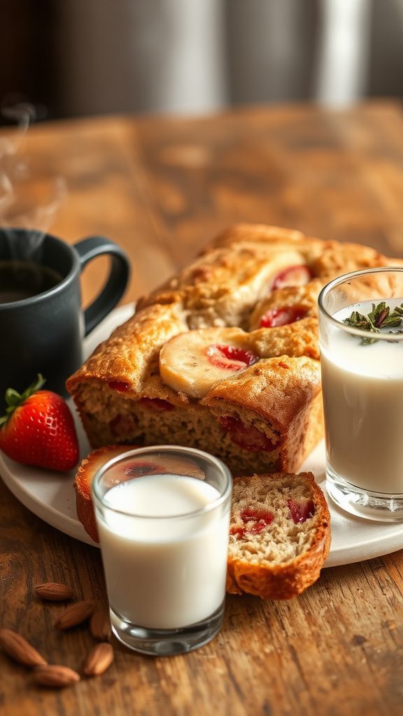 strawberry banana drink pairings