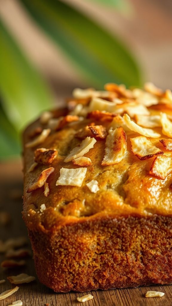 toasted coconut hawaiian garnish