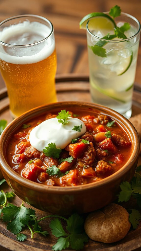 turkey chili drink pairings