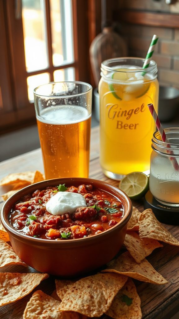 turkey chili drink pairings