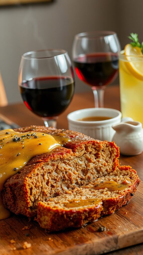 turmeric meatloaf drink pairings
