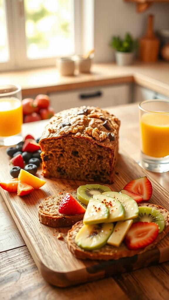 vegan banana bread pairings