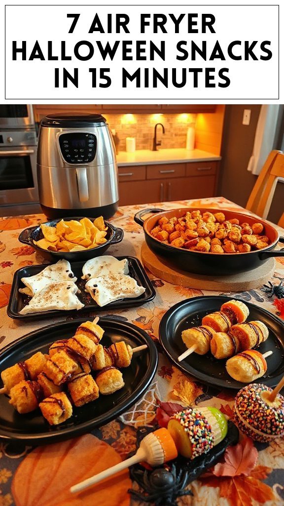 7 Air Fryer Halloween Snacks in 15 Minutes