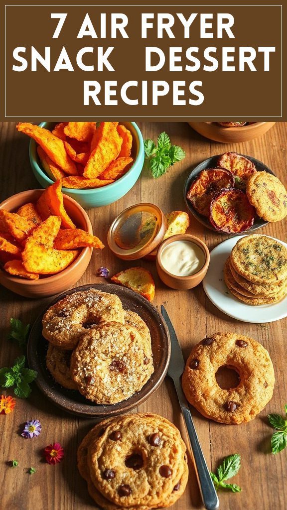 7 Air Fryer Snack & Dessert Recipes