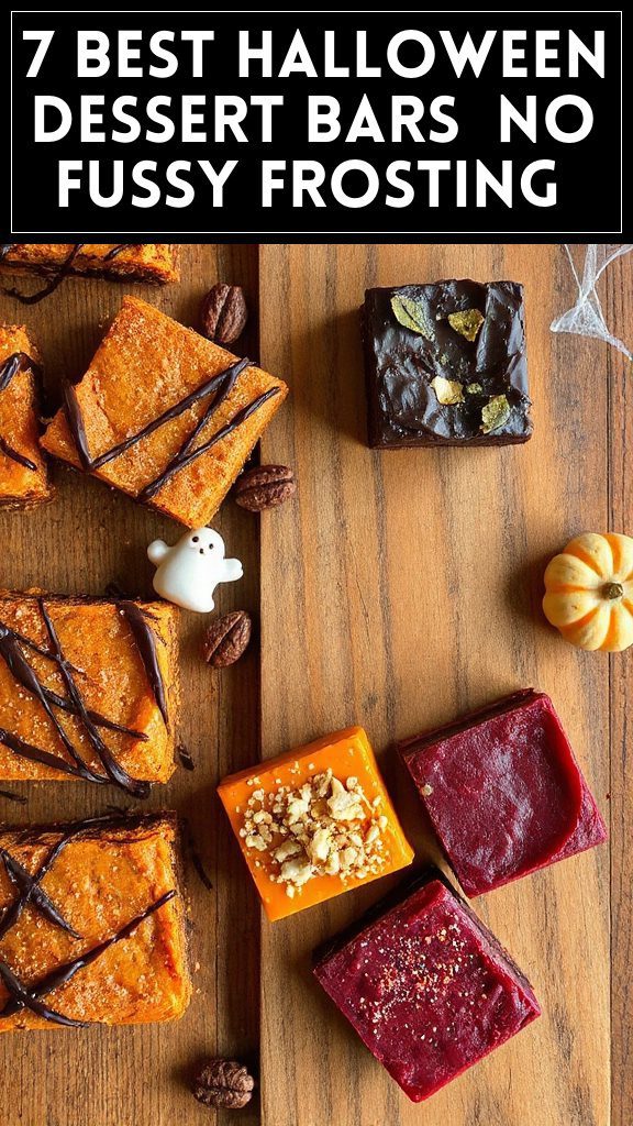 7 Best Halloween Dessert Bars (No Fussy Frosting)