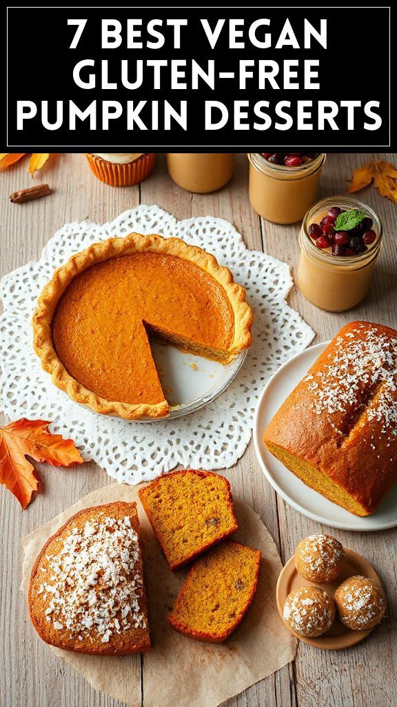 7 Best Vegan Gluten-Free Pumpkin Desserts