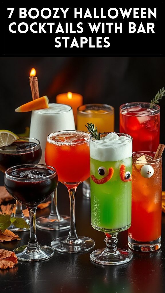 7 Boozy Halloween Cocktails With Bar Staples