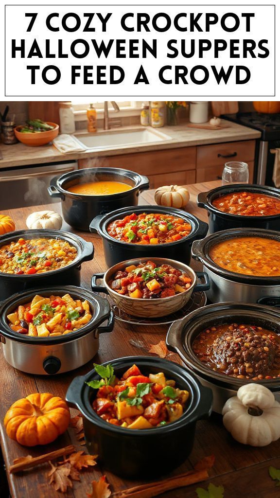 7 Cozy Crockpot Halloween Suppers to Feed a Crowd