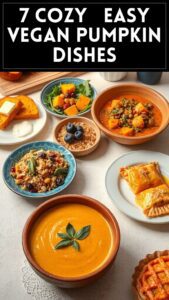 7 Cozy & Easy Vegan Pumpkin Dishes