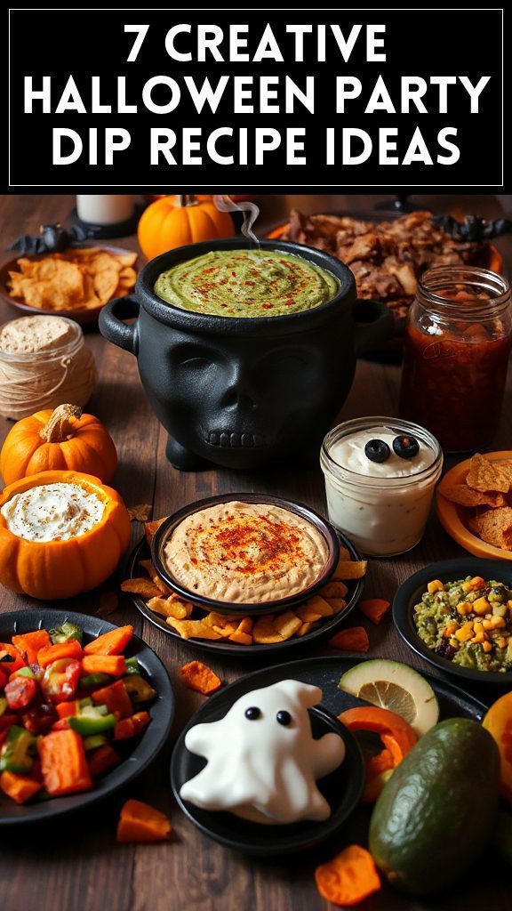 7 Creative Halloween Party Dip Recipe Ideas