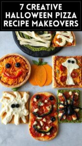 7 Creative Halloween Pizza Recipe Makeovers