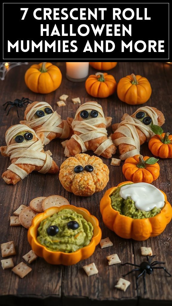 7 Crescent Roll Halloween Mummies and More