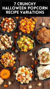 7 Crunchy Halloween Popcorn Recipe Variations