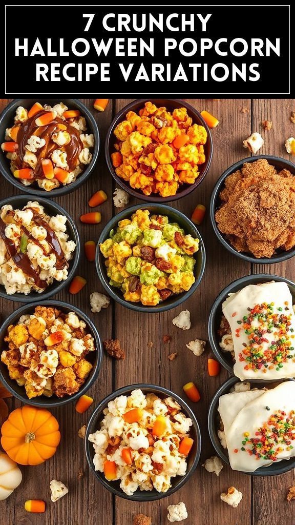 7 Crunchy Halloween Popcorn Recipe Variations