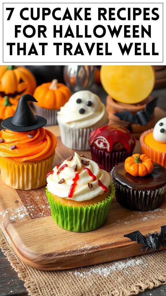 7 Cupcake Recipes for Halloween That Travel Well