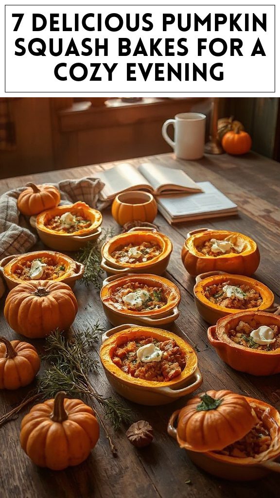 7 Delicious Pumpkin Squash Bakes for a Cozy Evening