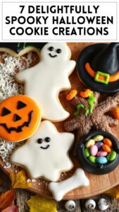 7 Delightfully Spooky Halloween Cookie Creations