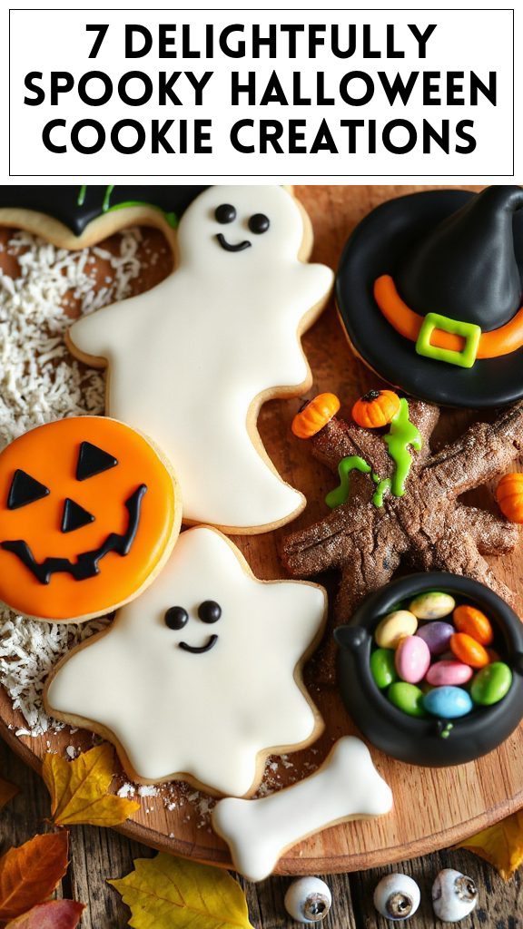 7 Delightfully Spooky Halloween Cookie Creations