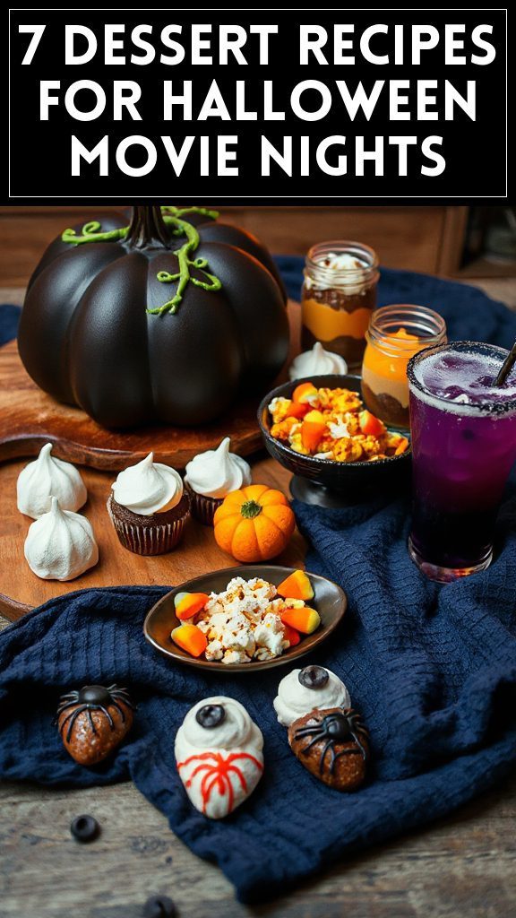 7 Dessert Recipes for Halloween Movie Nights