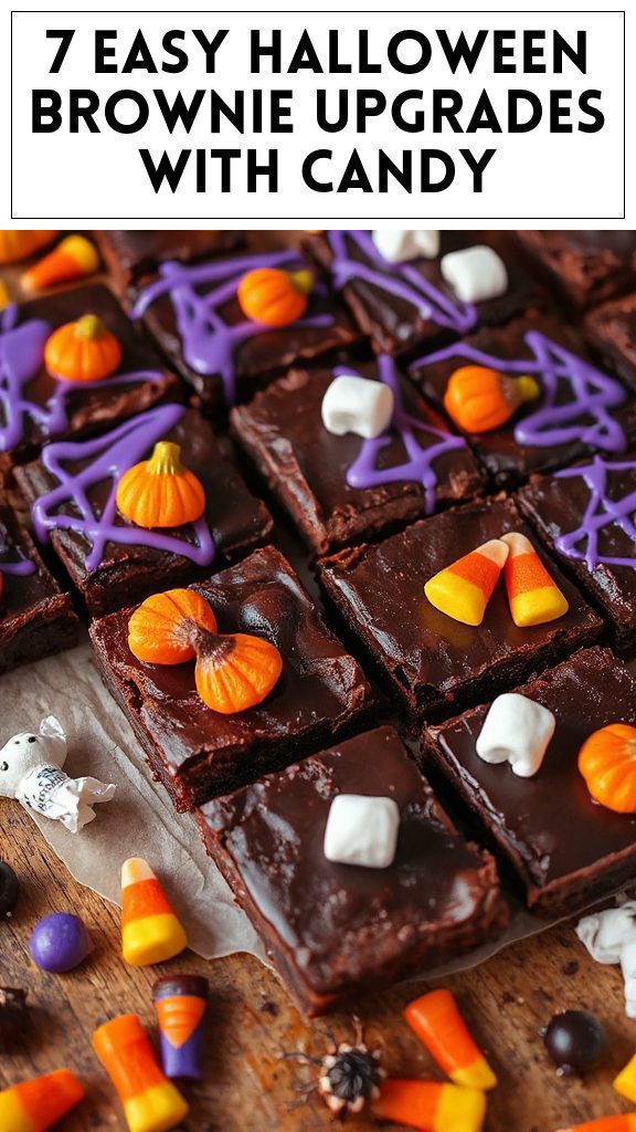 7 Easy Halloween Brownie Upgrades With Candy
