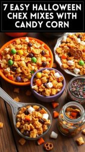 7 Easy Halloween Chex Mixes With Candy Corn