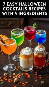 7 Easy Halloween Cocktails Recipes With 4 Ingredients