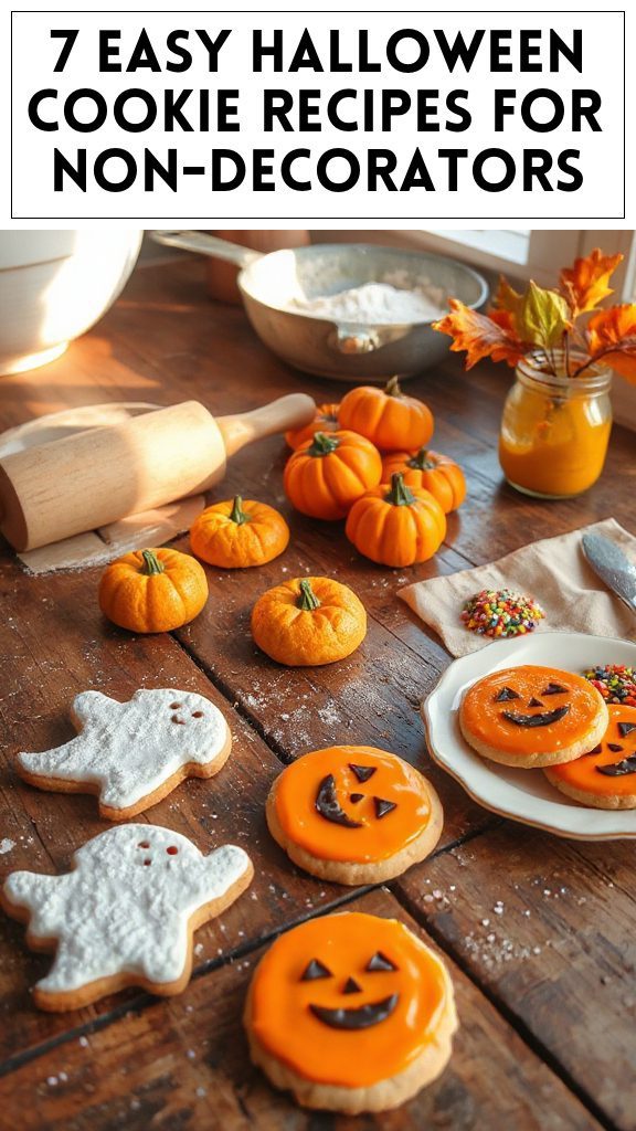 7 Easy Halloween Cookie Recipes for Non-Decorators