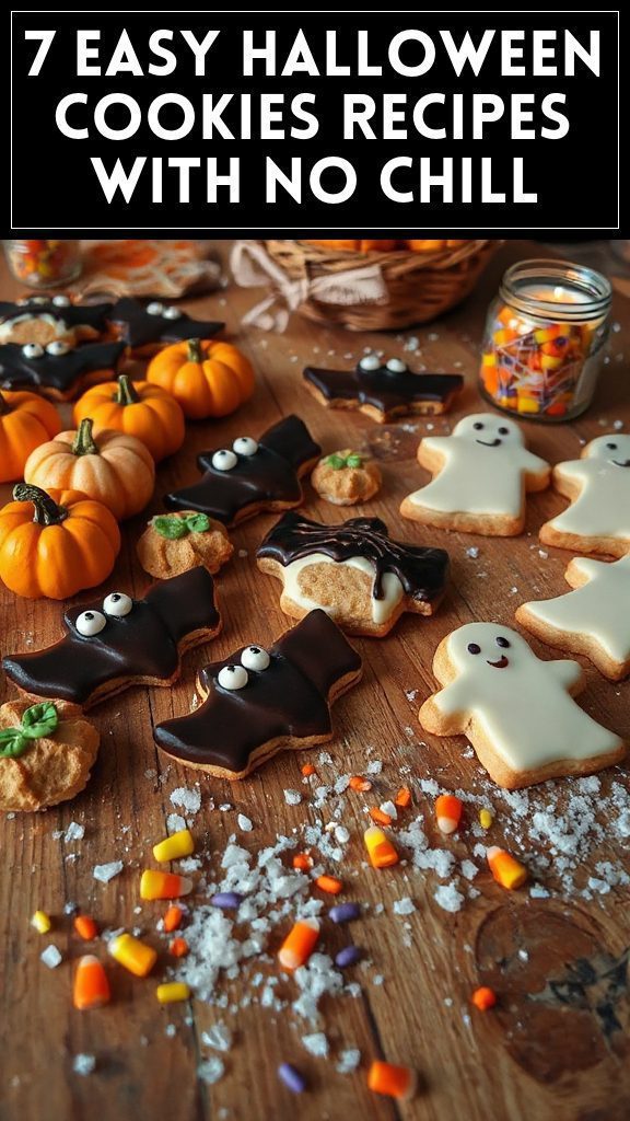 7 Easy Halloween Cookies Recipes With No Chill