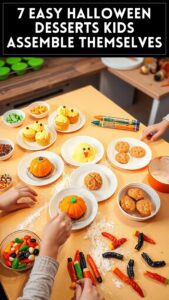 7 Easy Halloween Desserts Kids Assemble Themselves