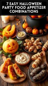 7 Easy Halloween Party Food Appetizer Combinations