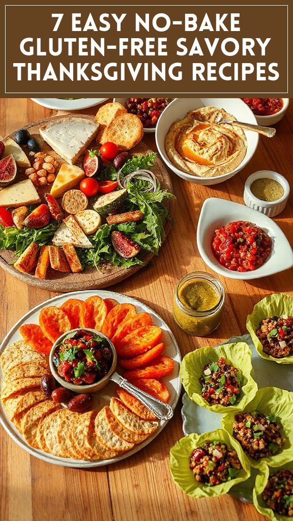 7 Easy No-Bake Gluten-Free Savory Thanksgiving Recipes