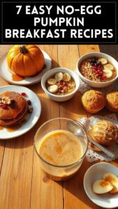 7 Easy No-Egg Pumpkin Breakfast Recipes