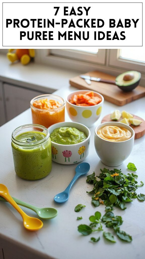 7 Easy Protein-Packed Baby Puree Menu Ideas